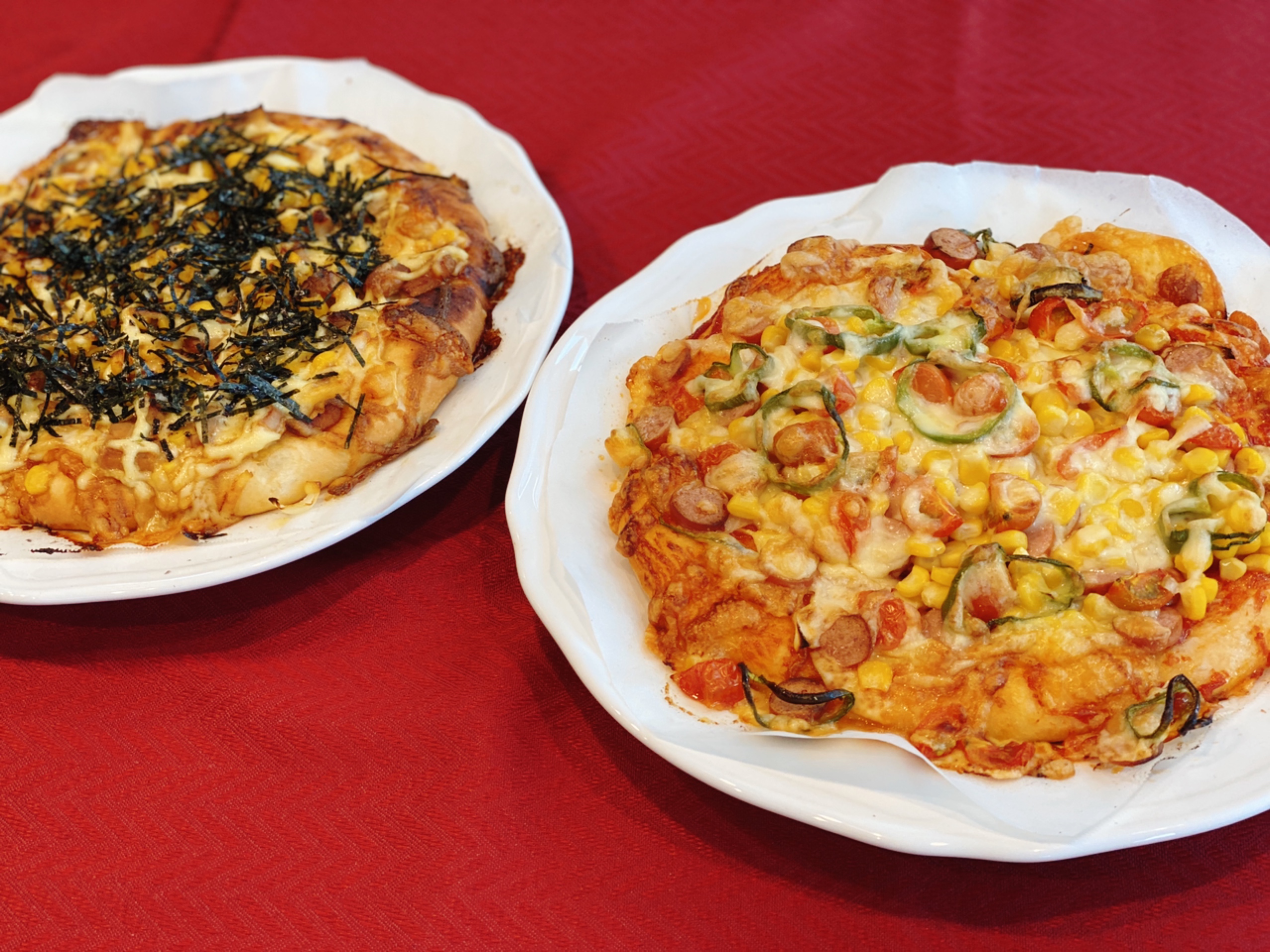 照り焼きチキンピザ トッピング Mikiのおうちごはん